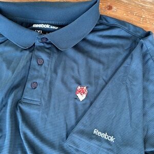 Rebook men’s golf shirt with fox logo size 4XL